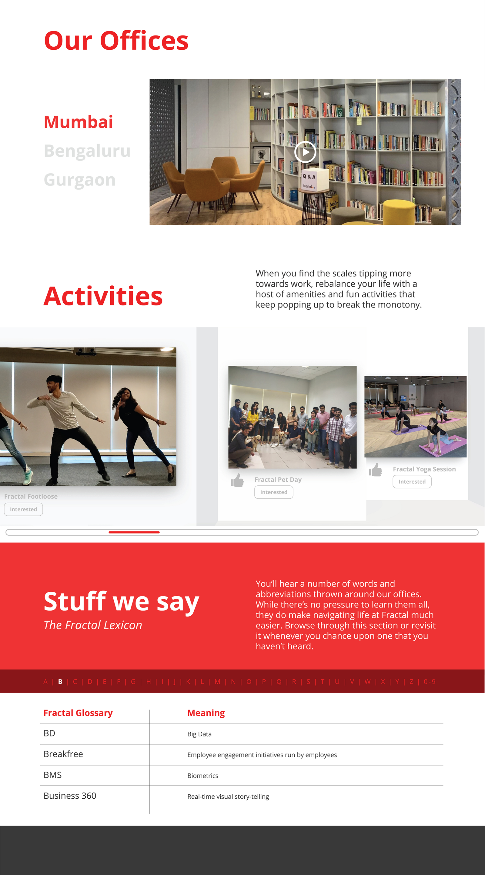 Fractal Pathfinder microsite overview